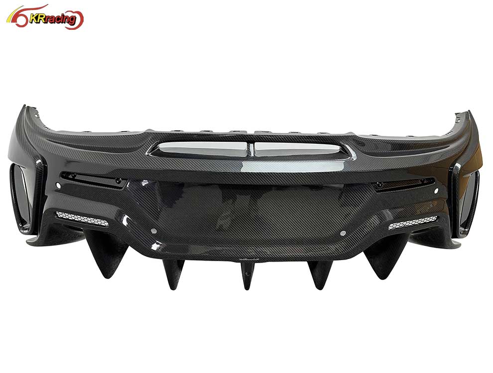 High Quality 600LT Style Dry Full Autoclave Carbon Fiber Car Rear Bumper for Mclaren 570S 540C 2015-2019 Carbon Bumper
