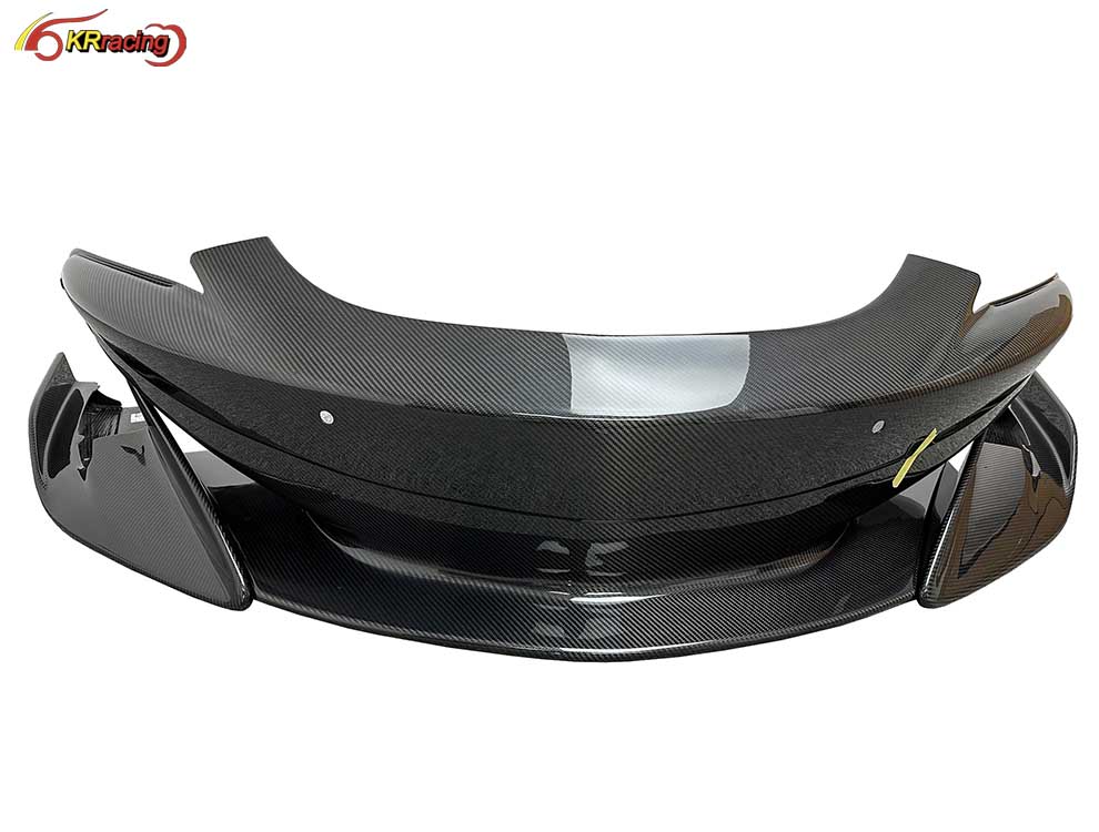 600LT Style Dry Carbon Fiber Front Bumper for Mclaren 570S 540C 2015-2019 Carbon Body Kits Car Parts