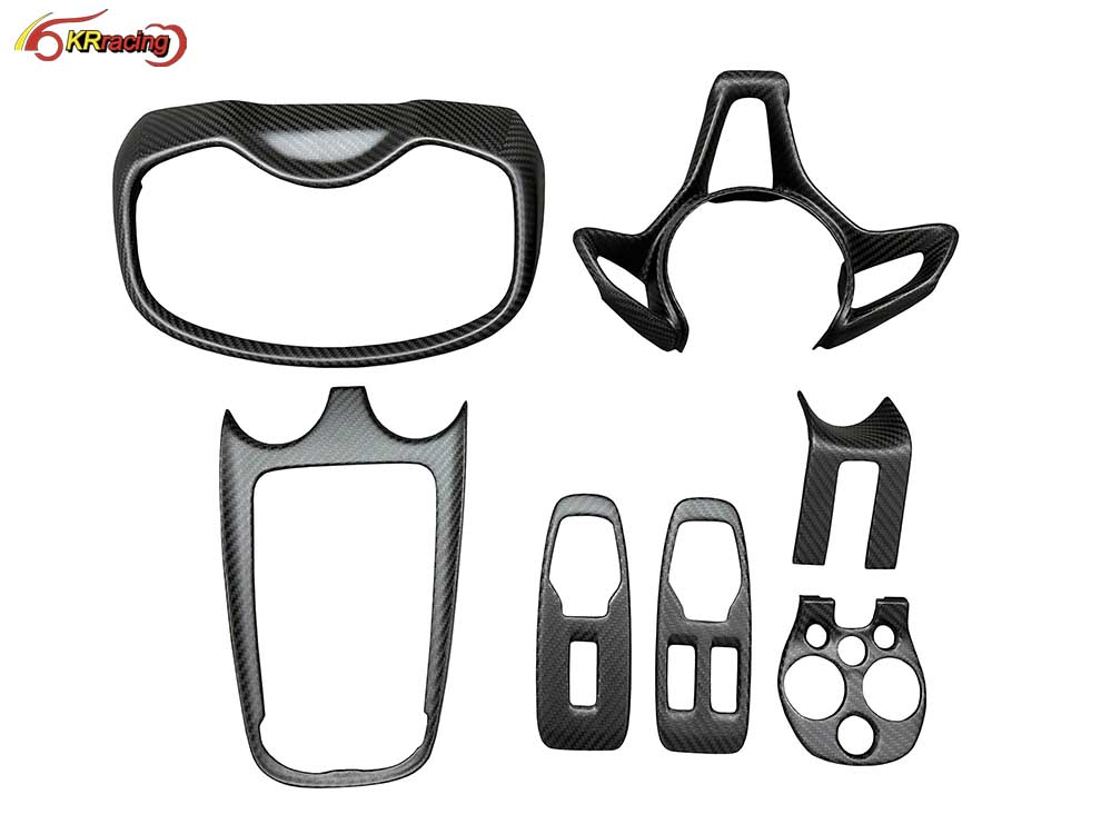 Dry Matte Carbon Fiber Replacement Interiors Kit for Mclaren 540C 570S 570GT 600LT 2015-2018 Carbon Interior Body Kits Car Parts