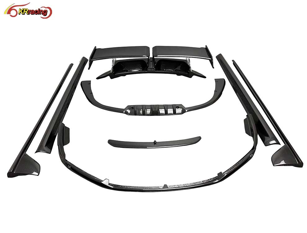 Tehart Style Dry Carbon Fiber Body Kits for Porsche 911 2012-2015 Carbon Rear Spoiler Side Skirt Front Diffuser Car Parts