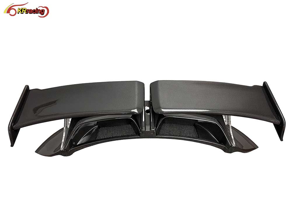 Tehart Style Dry Carbon Fiber Rear Spoiler for Porsche 911 Carrera 992 2019-2021 Body Kits Car Rear Trunk Wing Carbon Body Kits