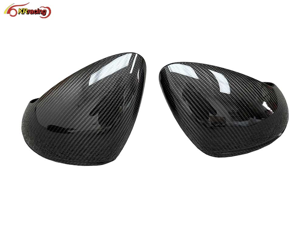 Dry Carbon Fiber Side Mirror Cover (Replacement) for Porsche Carrera 991 911 2012-2018 Carbon Rear Cap Shell Exterior Car Parts