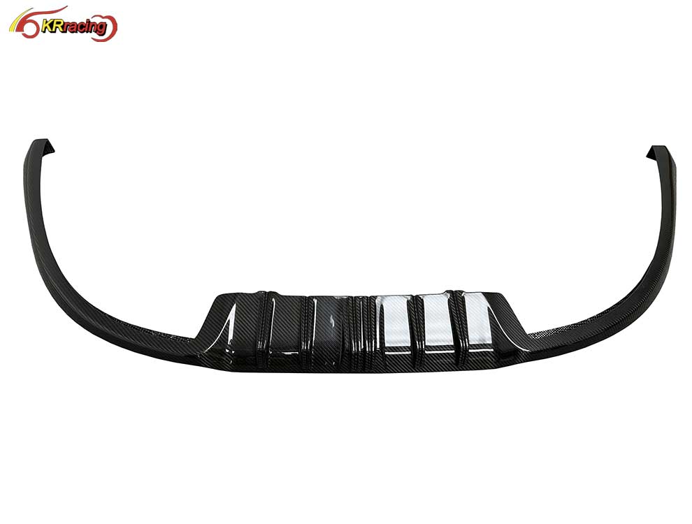 Tehart Style Dry Carbon Fiber Car Rear Diffuser for Porsche 992 Carrera S 2019-2020 Carbon Rear Lip Car Body Kits Accessories