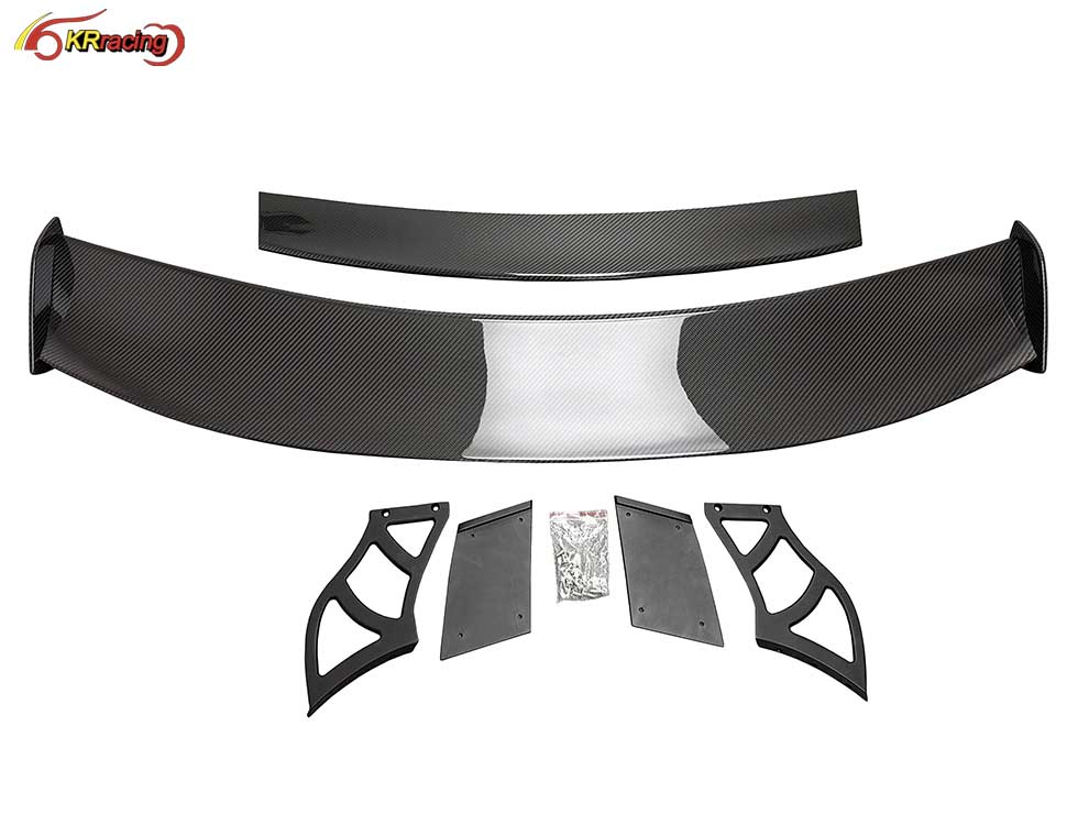 PT Style Dry Carbon Fiber Rear Spoiler for Mercedes Benz AMG GT GTS 2014-2016 Car Parts Body Kits Carbon Rear Wing Splitter