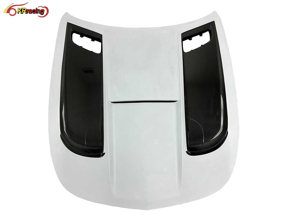 Black Series Style Car Dry Carbon Fiber Bonnet Hood for Mercedes Benz AMG GT GTC GTS 2015-2018 Carbon Car Body Kits Parts