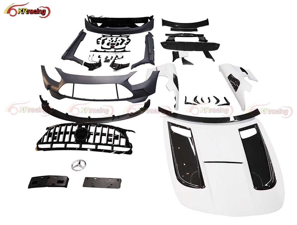 Black Series Style Dry Carbon Body Kit for Mercedes Benz AMG GT GTC GTS 2015-2018 Hood Bumper Side Skirt Fender Diffuser Spoiler
