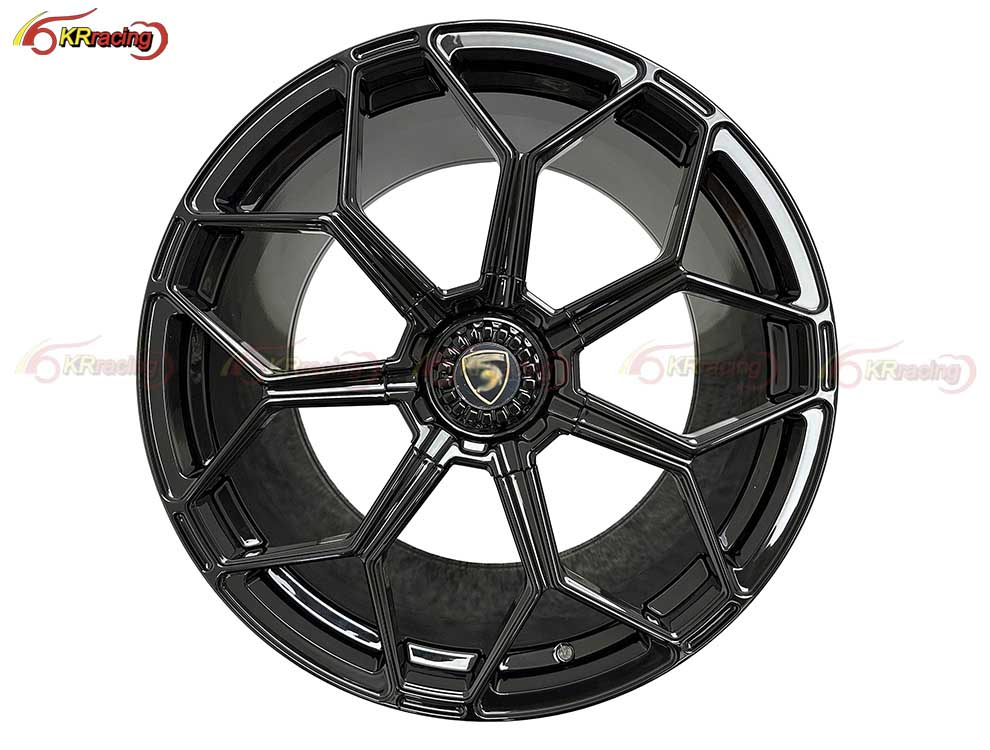 Forged Aluminum Alloy Wheel Rims for Lambo URUS Huracan Aventador SVJ 22 23 24 Inch Custom Center Block Wheel Car Body Kit