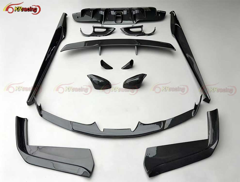 Dry Carbon Fiber Car Body Kit for Fer-rari 488 GTB 2015-2018 Upgrade Novit Style Bumpers Front Diffuser Lip Rear Wing Side Skirt