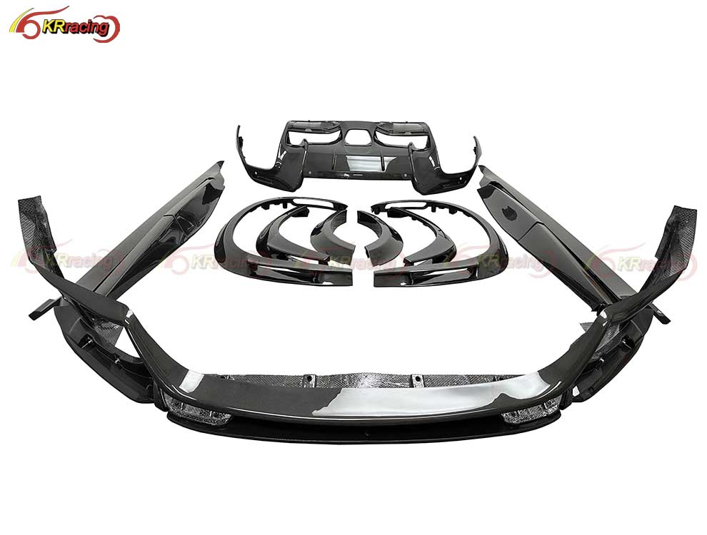 OEM Style Dry Carbon Fiber Body Kit for Ferrari Purosangue Car Front Bumpers Fender Flare Side Skirt Rear Diffuser Lip